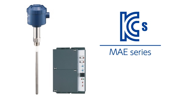 製品「静電容量式レベル計MAE」が韓国防爆の認証を受けました
